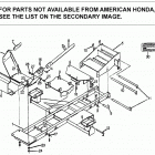 FL5540 A LAWN TRACTOR, USA Fl5540 - Sub-frame