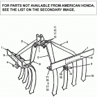 CV752A A LAWN TRACTOR, USA Cv752a - Spring Shank Cultivator