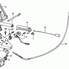 HT3810 SA LAWN TRACTOR, JPN, VIN# HT3810-5000034 TO HT3810-5099999 Стояночный тормоз