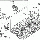 H6522 A4H COMPACT TRACTOR, JPN, VIN# TZAD-1000001 TO TZAD-1001869 Головка цилиндра