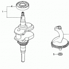 H4013 SA-A LAWN TRACTOR, JPN, VIN# MZAR-1000001 TO MZAR-1999999 Crankshaft (h4013)