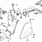 H6522 A4H COMPACT TRACTOR, JPN, VIN# TZAD-1000001 TO TZAD-1001869 Steering Column Cover