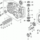 H2013HK1 SAC LAWN TRACTOR, USA, VIN# MZBF-6100001 Transmission Case