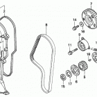 H4518H HSAC-B LAWN TRACTOR, JPN, VIN# MZAT-4100001 TO MZAT-4199999 Timing Belt (h4518h)