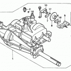 H2013K1 SAC LAWN TRACTOR, USA, VIN# MZBF-6100001 Трансмиссия