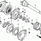 HT3810 SA LAWN TRACTOR, JPN, VIN# HT3810-5000034 TO HT3810-5099999 Clutch + Propeller Shaft