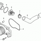 H4518H HSAC-B LAWN TRACTOR, JPN, VIN# MZAT-4100001 TO MZAT-4199999 Water Pump (h4518h)