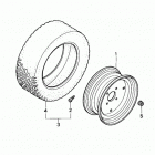 H5518 NAC2-B MULTI-PURPOSE TRACTOR, JPN, VIN# TZAC-3600001 Переднее колесо