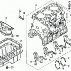 H6522 A4H COMPACT TRACTOR, JPN, VIN# TZAD-1000001 TO TZAD-1001869 Блок цилиндров