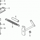 HA4120 H48A LAWN TRACTOR, USA, VIN# MZCJ-6000001 Tensioner Arm