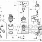 BF225D XCDA STARTER MOTOR