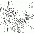 BF115AK0 LA Кронштейн транца  /  Корпус шарниров