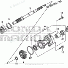 BF20DK3 SHA Propeller Shaft + Propeller