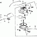BF100B LA Carburetor + Air Guide