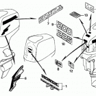 BF200A6 XCA Наклейки предупреждения