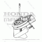 BF150AK2 XCA Gear Case Assy.