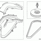 BF150A5 LA Alternator Belt