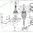 BF25DK0 SHGA STARTER MOTOR