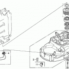 BF40A6 LHTA Кожух первичной шестерни
