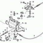 BF150A5 LA Front Cover Bracket + Front Lock