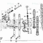 BF250A XCA Camshaft, Rocker Arm