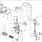 BF75Z SA OIL PUMP + OIL FILTER + MUFFLER