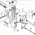 BF100B LA Stern Bracket + Adjust Rod