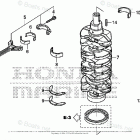 BF90DK2 LRTA Crankshaft Piston