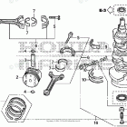 BF200AK3 XCA Crankshaft Piston