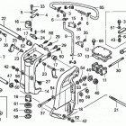 BF150A5 LA Кронштейн транца  /  Корпус шарниров