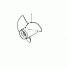 BF40A6 LHTA Гребной винт (опция)