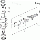 BF100E SA PISTON & CRANKSHAFT