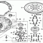 BF150AK0 LA Oil Pump + Flywheel