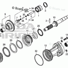 BF225D XCDA Propeller Shaft (Counter Rotation)