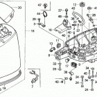 BF25D5 SRGA Крышка двигателя  /  нижний кожух