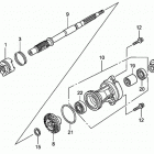 BF20DK0 SHA Вал гребного винта  /  гребной винт