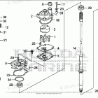 BF175AK1 LA Water Pump + Vertical Shaft