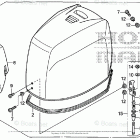 BF115DK1 XCA Engine Cover Assy.