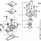 BF8DK0 SHA Водяная помпа и вертикальный вал (S,L)