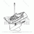 BF115DK1 XCA Gear Case Assy.