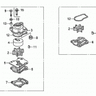 BF25D5 SRGA Водяной насос, комплект крыльчатки