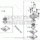 BF20DK3 SHA Water Pump Impeller Kit