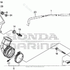 BF90DK2 LRTA SILENCER CASE + THROTTLE BODY