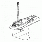 BF200A6 XCA Картер коробки передач в сборе (нога)