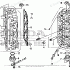 BF250A XCA CYLINDER HEAD