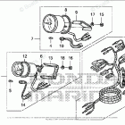 BF90DK0 LHTA TRIM METER + TACHOMETER