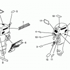 BF8DK0 SHA Наклейки предупреждения