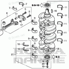 BF150AK2 JA Crankshaft Piston