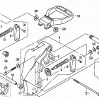 BFP8DK0 LHTA Кронштейн крепления транца