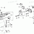 BF75Z SA Extension Case + Gear Case + Shift Rod